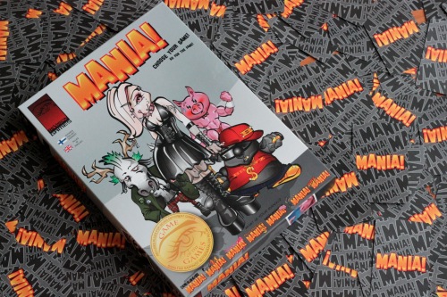 Mania! box on Mania! cards