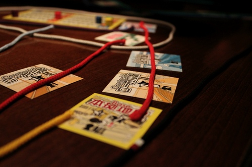 Countryside tracks in String Railway