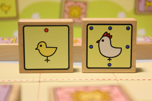 Chick and chicken from Dobutsu Shogi