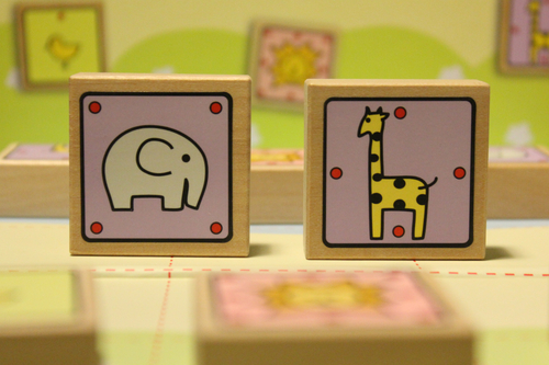 Elephant and giraffe from Dobutsu Shogi