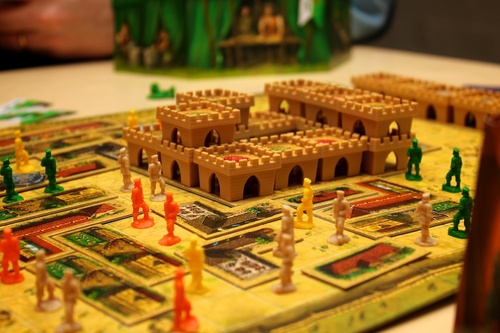 The castle is being built The castle in Arkadia